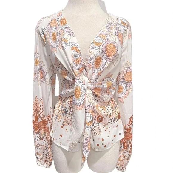 FREE PEOPLE Run Free Tunic in Ivory Size S - Picture 2 of 10